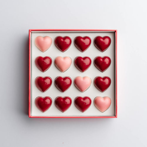 Sleeve box Sweet Hearts / 16 pcs