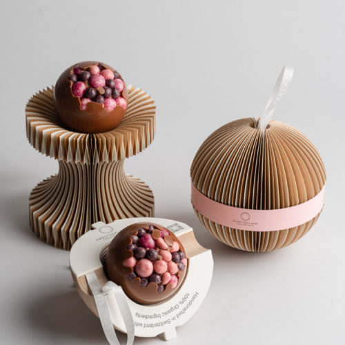 ‘Sweet Secret’ sphère chocolat Fruits Rouges – Lait 38%